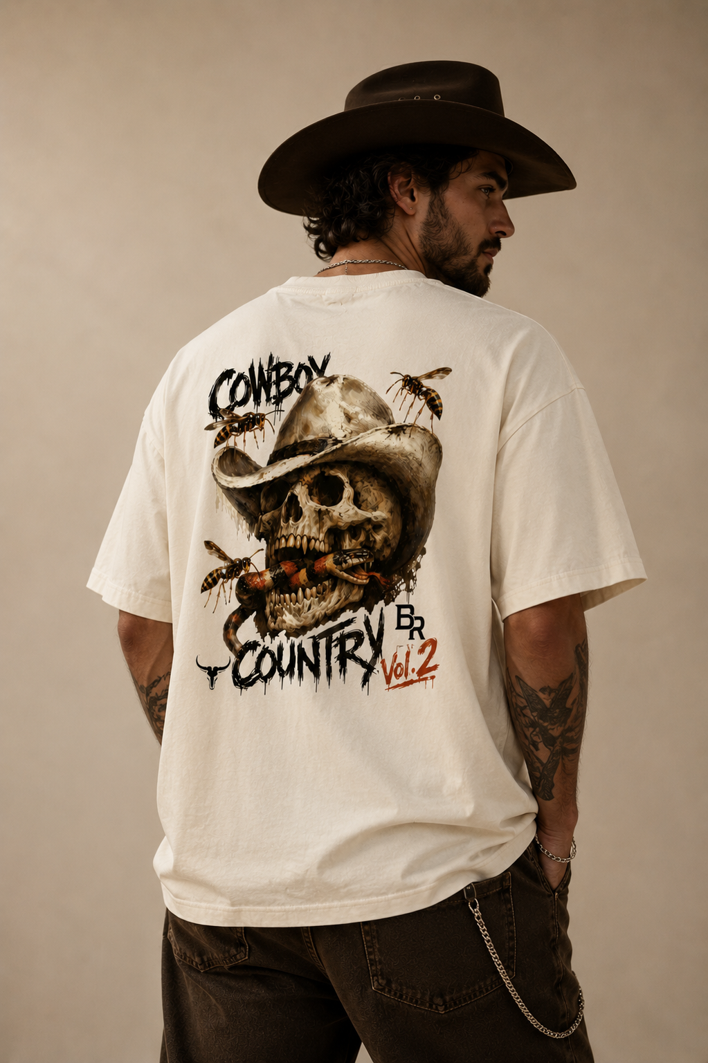 Oversized tee - Outlaw Spirit