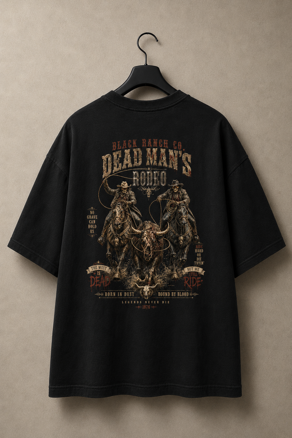 Oversized tee - Ride Beyond Death