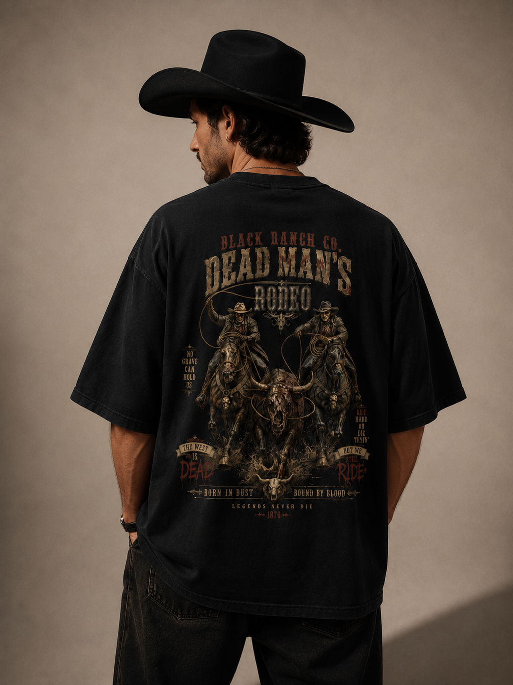 Oversized tee - Ride Beyond Death