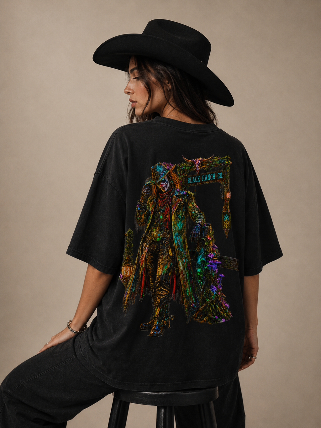 Oversized tee - Midnight Drifter