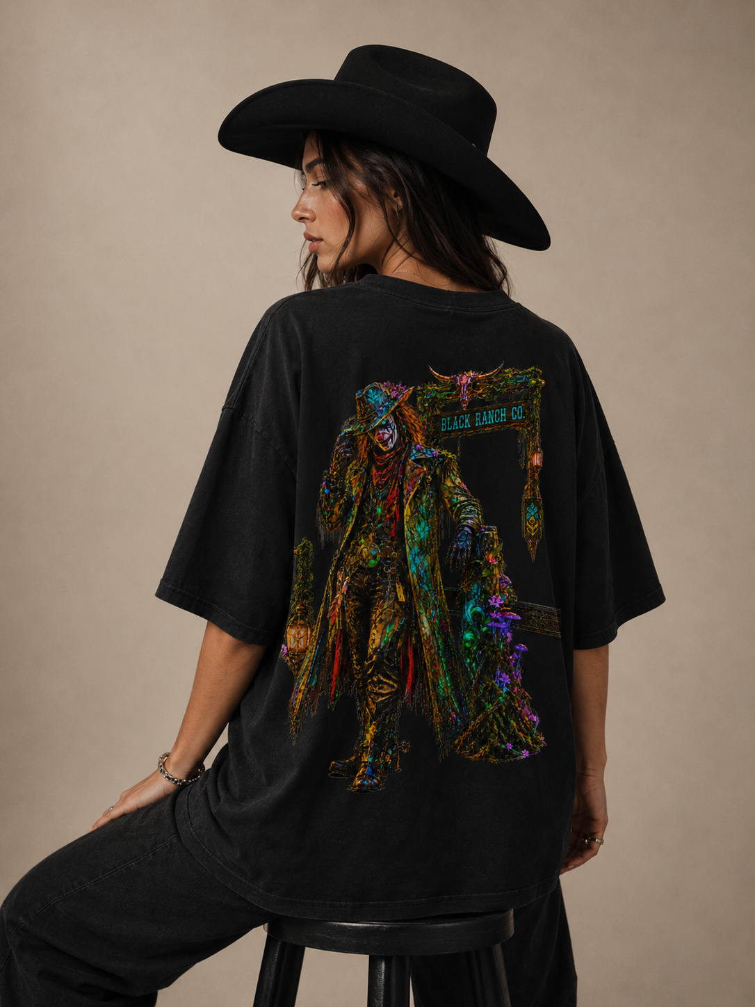 Oversized tee - Midnight Drifter